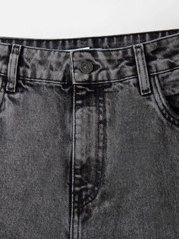 Джинсы Wide fit "Темно-серые" женские