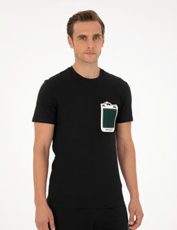 Siyah Slim Fit Ti__rt - Pierre cardin фото 3