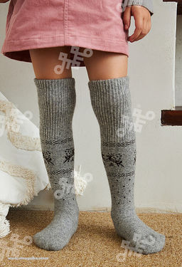 Гольфы детские из монгольской шерсти (арт. 02114)