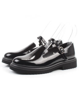 06-DLG05-2 BLACK Туфли женские (натуральная кожа)