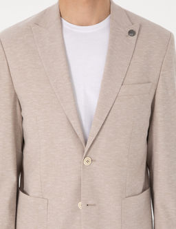 A__k Kahverengi Slim Fit Keten Kar___ml_ Tak_m Elbise