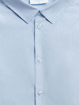 ACOOLA / Сорочка верхняя детская для мальчиков Tump небесно-голубой  фото 5