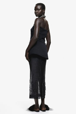 Falda de gasa con detalles decorativos - H&m фото 4