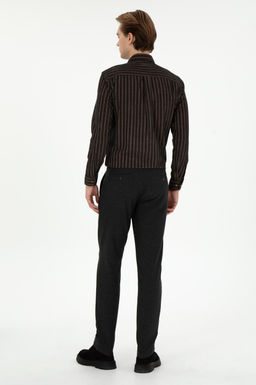 Мужские брюки из плотной ткани антрацитового цвета Неожиданная скидка в корзине - U.s. polo assn фото 4