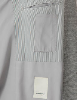 Светло-серый приталенный костюм - Cacharel фото 6