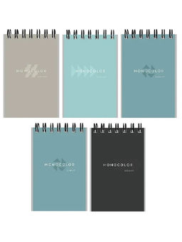 Цена за 5 шт. Блокнот А7 40л. на гребне "Минималистический дизайн -12" ("Prof-Press", Б40-9330)