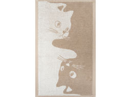 Полотенце махровое 1с105.513ж2 Инь-ян-коты(лен3) 50х30 см