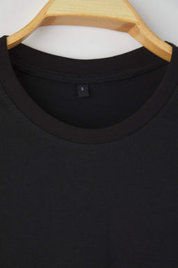 Siyah-Gri-Ekru 3lu Paket Slim/Dar Kesim %100 Pamuk Erkek T-Shirt TEDAW25TS00010