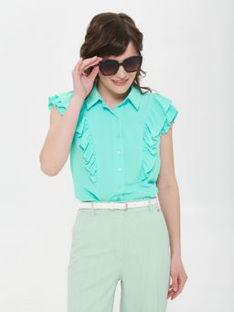 Блузка с оборками