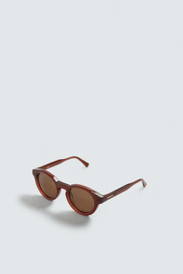 GAFAS DE SOL REDONDAS / Caramelo - Zara фото 5