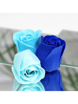 Мыльные розы, синие оттенки, набор 12 шт. - SB BEAUTY фото 7