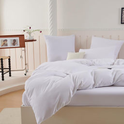 КПБ Candies Бархат Сатин с простыней на резинке по кругу CANBSR01 Семейный