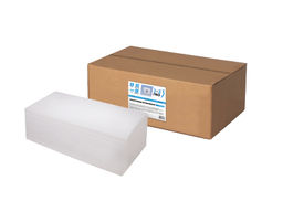 Полотенце бум. 1 сл. 1-2-Pro ЭКОНОМ V(ZZ)-сл 23х21 200 л. белый целл.
