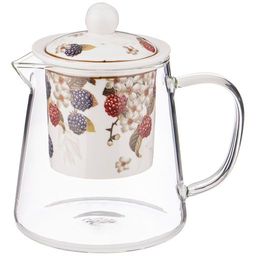 ЧАЙНИК СТЕКЛЯННЫЙ С СИТОМ LEFARD ЕЖЕВИКА 400 МЛ