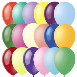 Воздушные шары латексные 12", пастель, 100 шт., МИКС