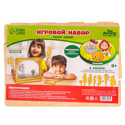 Театр теней детский Лесная мастерская «Колобок», с ширмой