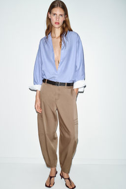 BASIC OXFORD SHIRT - Zara фото 19