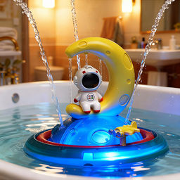 Игрушка для купания "Аква астронавт" в коробке
