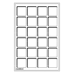 Планшет (упаковка из 2 штук) для 24 монет диаметром до 47 мм, Синий (LEUCHTTURM 324301)