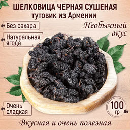 Шелковица сушеная черная (Армения) 100 гр
