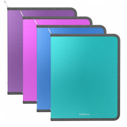 Цена за 4 шт. Папка для тетрадей на молнии пластиковая ErichKrause Diamond Vivid, A4+, ассорти (в пакете по 4 шт.)  фото 7