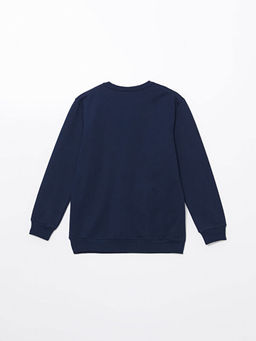 Bisiklet Yaka Erkek ?ocuk Sweatshirt - Waikiki фото 3