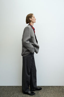 ZW COLLECTION STRAIGHT-LEG MID-RISE JEANS - Zara фото 14