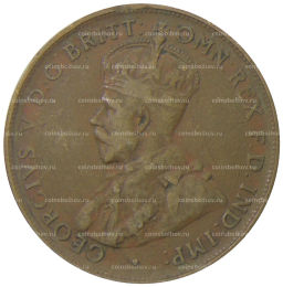 Монета 1 пенни 1922 года Австралия
