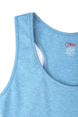 CONTE Майка BASIC LM 646 голубой меланж - Conte elegant фото 5