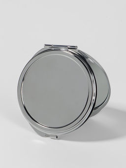 Зеркало складное, d=6 см, серебристое МИКС