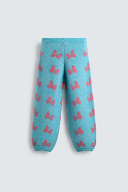 INTARSIA KNIT TROUSERS WITH BOWS HARRY LAMBERT FOR ZARA X DISNEY  фото 2