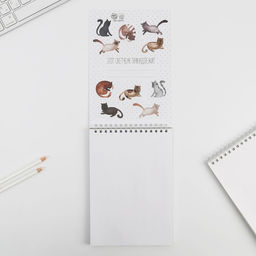 Скетчбук Кот А5, 40 л, 100 г/м - Artfox фото 3