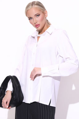 Рубашка базовая (белая) - Эльза фото 10