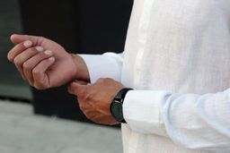 Рубашка льняная мужская со стойкой - Annyway фото 4