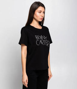 Футболка #КТ99500, чёрный