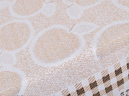 Скатерть декоративная Д237Аб 150 беж. с белым 1.50 м*1.30 м рис. Д237Аб