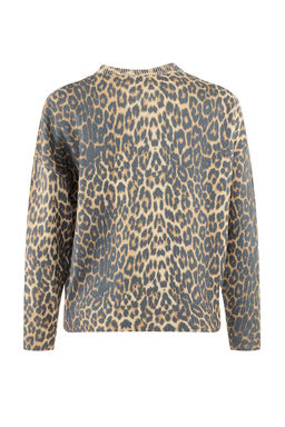 Siyah Leopar Desen Bask?l? Yumusak Dokulu Triko Kazak TWOAW25KZ00337 - Trendyolmilla фото 3