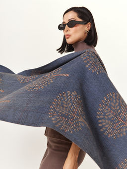 в составе ШЕРСТЬ и КАШЕМИР Большой, мягкий, теплый двусторонний палантин - Tantino фото 10