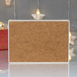 Ключница настенная «Новогодние домики, ночь», панно декоративное, 17×12 см