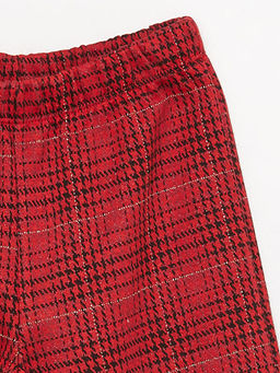 Beli Lastikli Ekoseli K?z Bebek Tayt - Waikiki фото 2