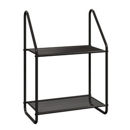 Этажерка настенная металл."Барселона 12" 45х24,5х62см (графит)