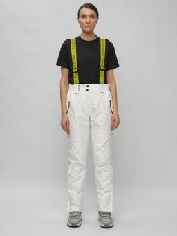 Горнолыжный костюм женский белого цвета 02201Bl - Chunmai фото 19