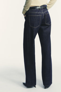 TRF WIDE-LEG LOW-RISE JEANS - Zara фото 23