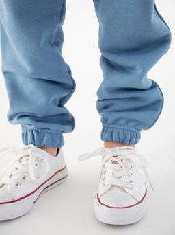 Джоггеры детские без утепления, синий, 484