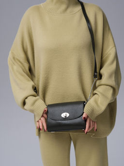 Кожаная сумка Deboro 30300 олива/аризона