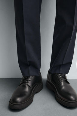 CHUNKY LEATHER SHOES - Zara фото 7