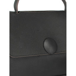 Сумка женская натуральная кожа GU 2066-6687, 1отд+карм/перег, плечевой ремень, черный 259033 - Adelia фото 4