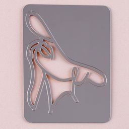 Украшение для торта Девушка в шляпе, цвет золото - Страна карнавалия фото 6