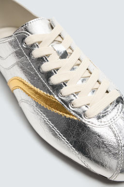 LEATHER TRAINERS HARRY LAMBERT FOR ZARA X DISNEY  фото 7