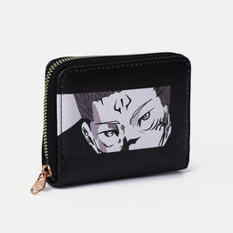 Кошелёк «Аниме», на молнии, маленький, чёрный